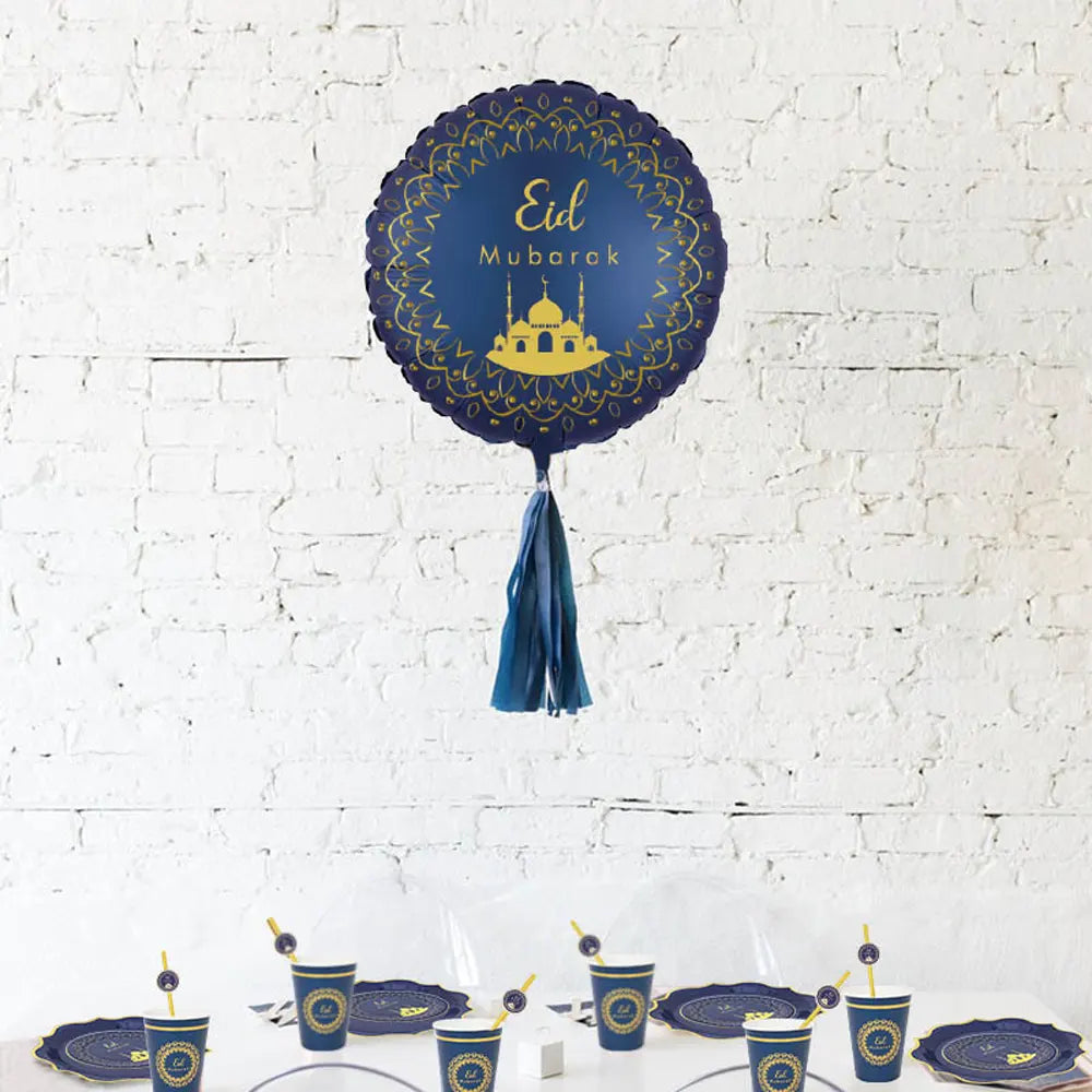Eid Round Aluminum Balloon – 45 cm