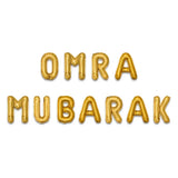 بالونات ألومنيوم عمرة مباركة – 13 قطعة - ذهبي