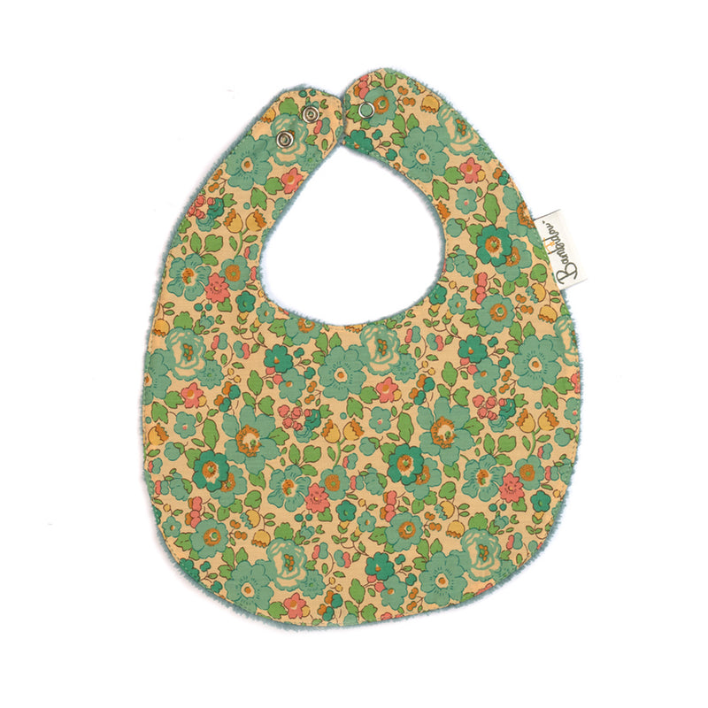 Bambidou Classic Bib - Green Betsy Liberty