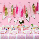 Baby Pink Banner with 12 Pennants – 3.5 m