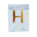 Happy Birthday Banner – Light Blue