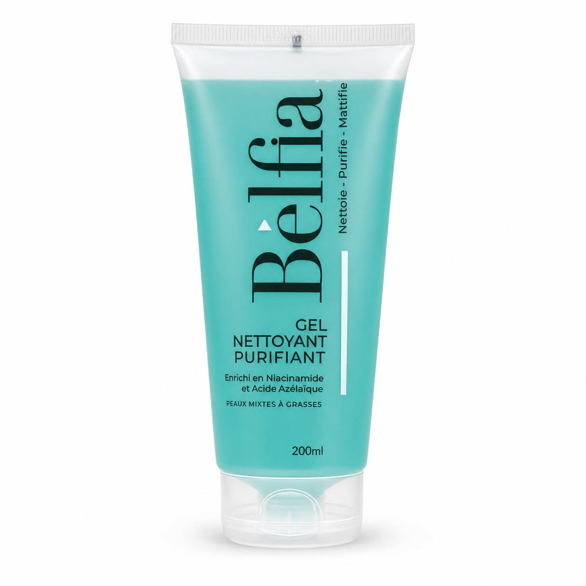 Belfia gel nettoyant purifiant 200 ml – flacon