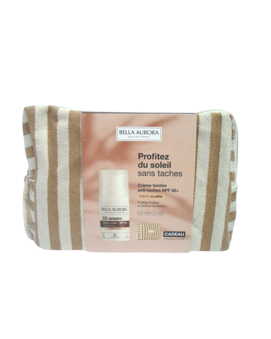 Bella Aurora CC Cream Light SPF50+ 30 ml con estuche de regalo