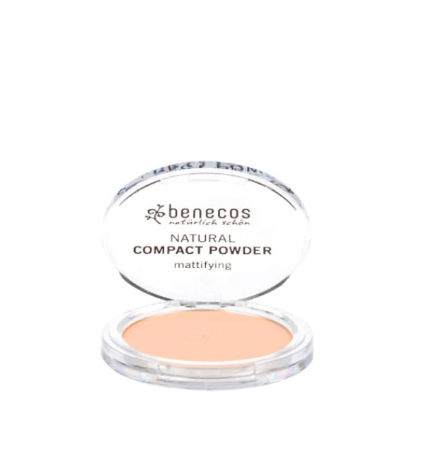 Benecos Polvo Compacto Natural Arena Porcelánica 9g