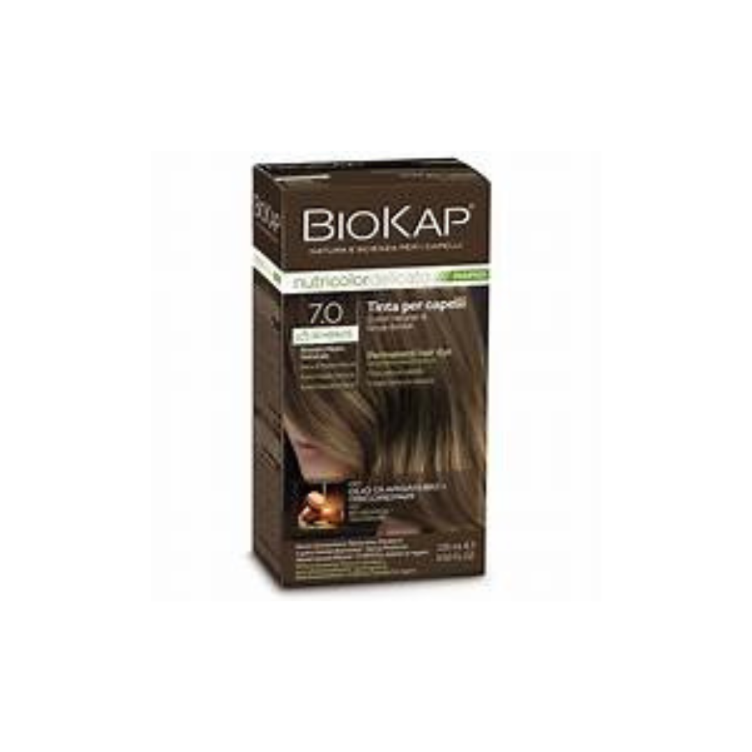 Biokap Delicato 7.0 Blond Moyen Naturel – boîte de coloration