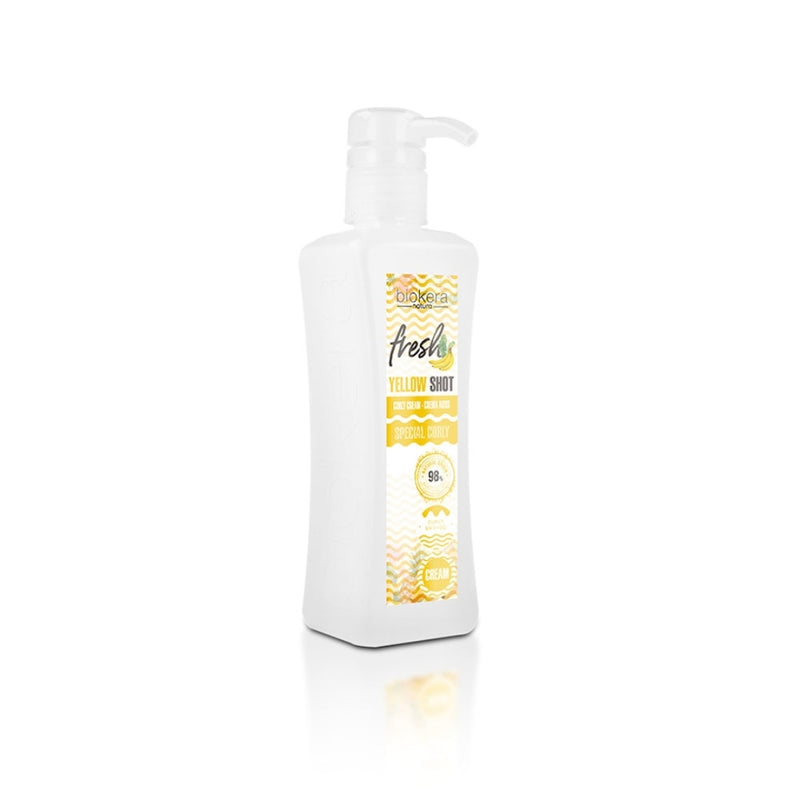 Biokera Fresh Yellow Shot Crema Rizado 300ml