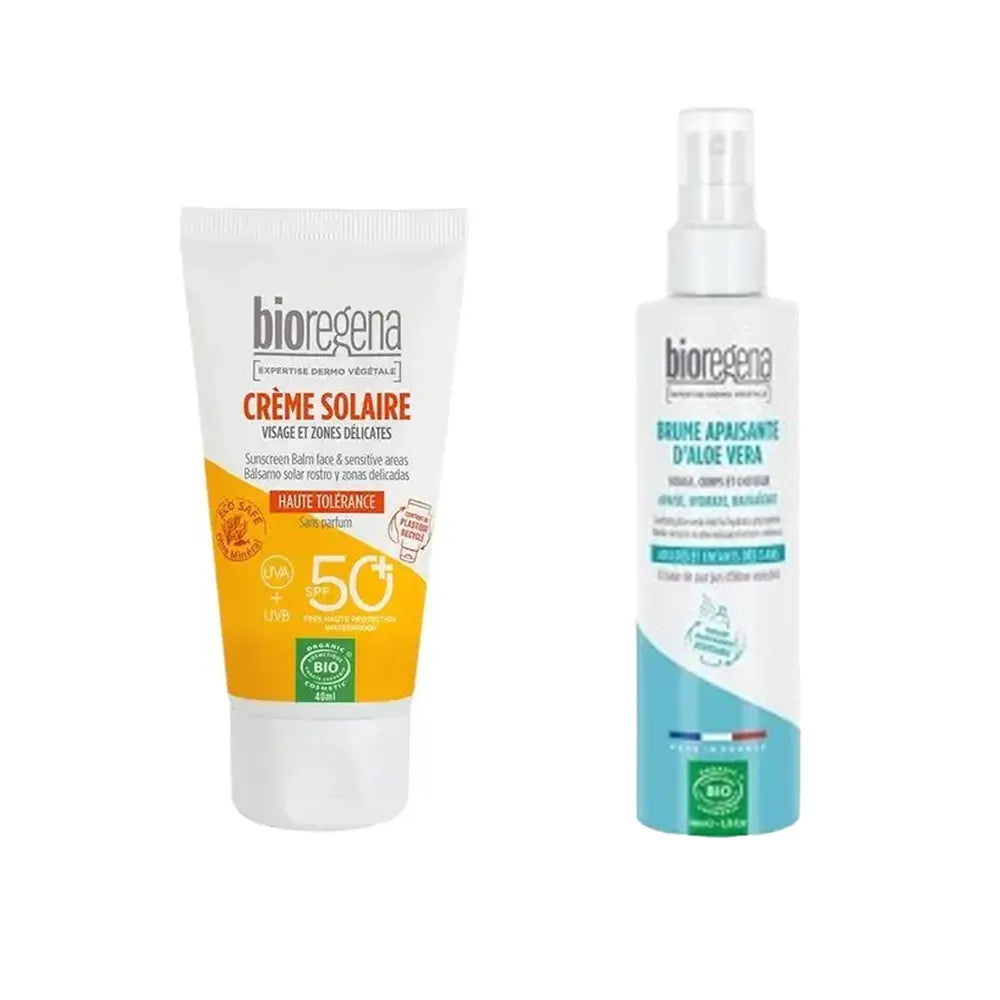 Bioregena Pack Crema Solar SPF 50+ Bruma de Aloe Vera 200ml