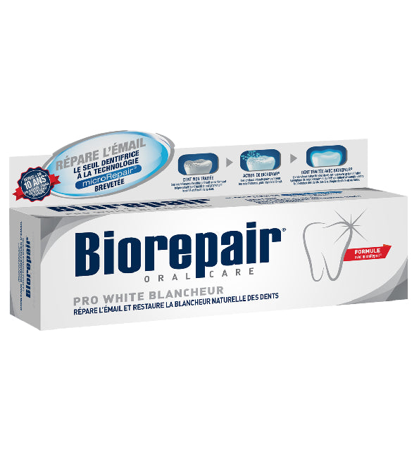 Biorepair Pro White Toothpaste 75ml