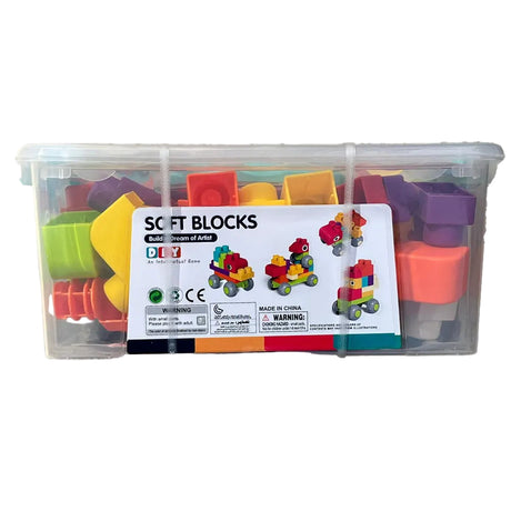 Blocs de Construction Avec Boîte de Rangement -  66 Pièces