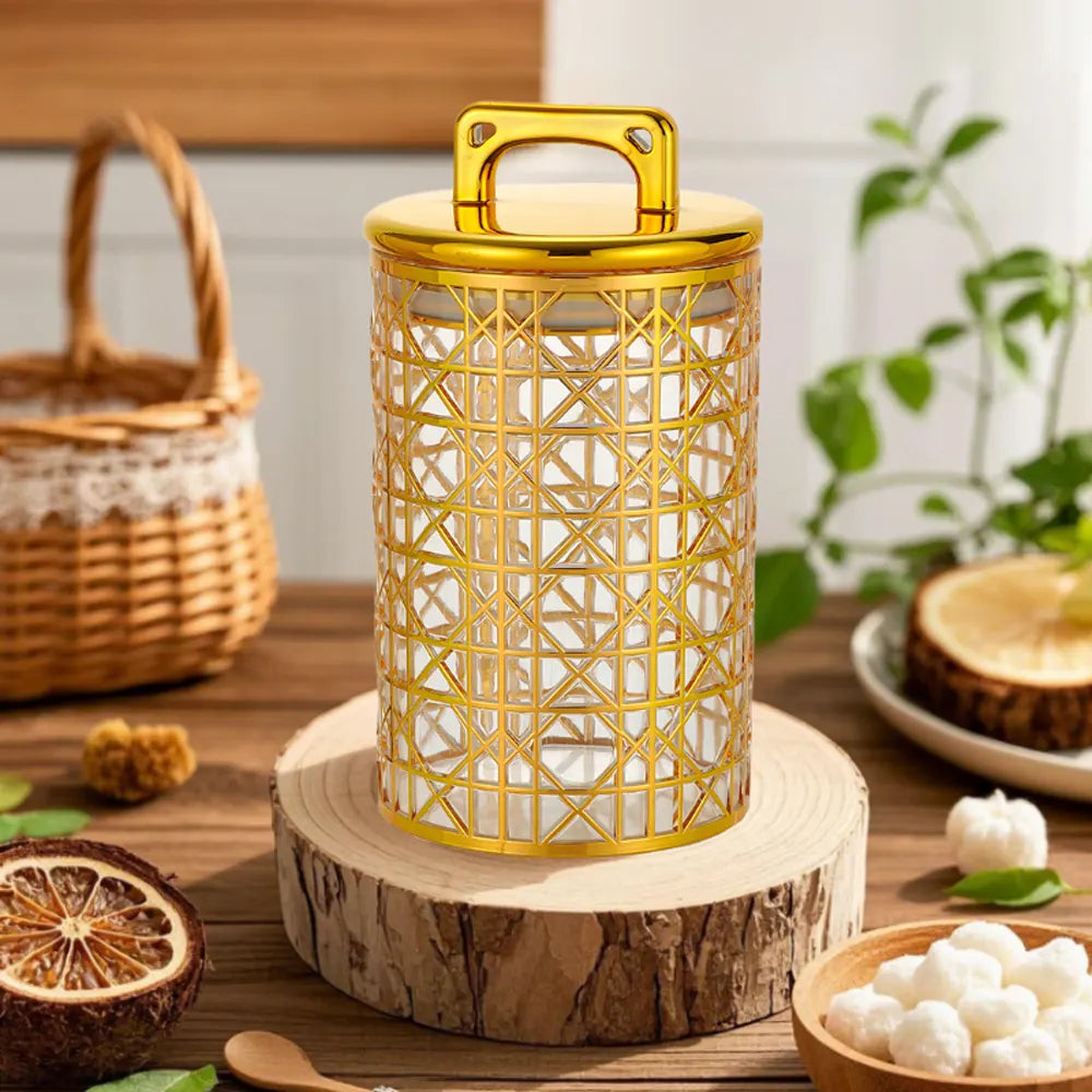 Striped Snack Jar