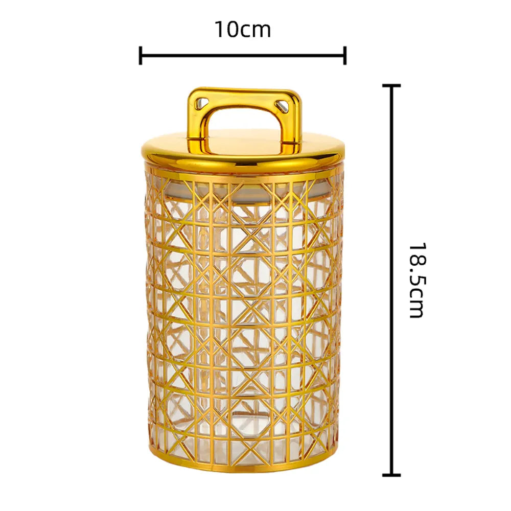 Striped Snack Jar