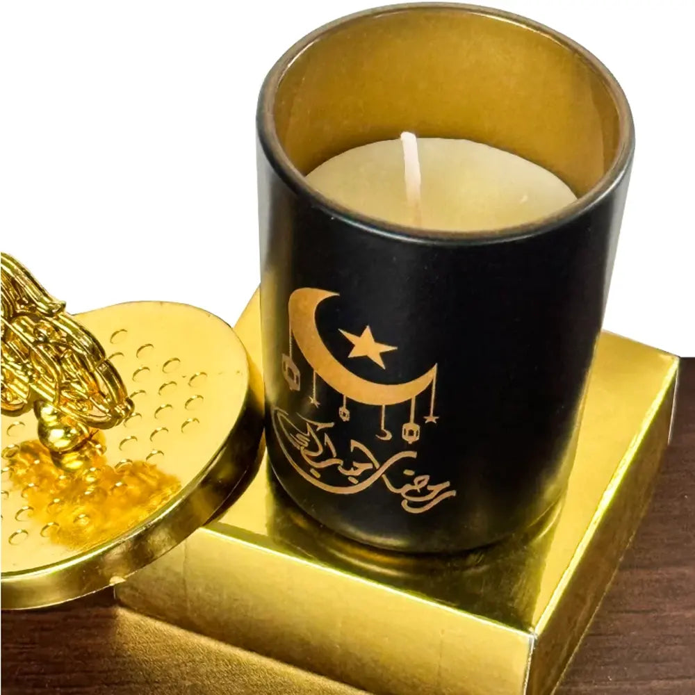 Ramadan Karim Scented Candle - Black
