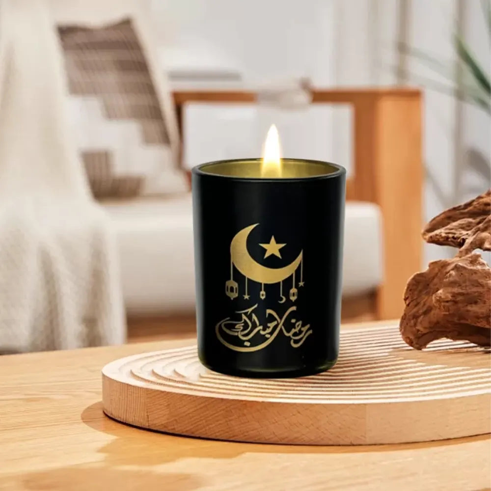 Ramadan Karim Scented Candle - Black