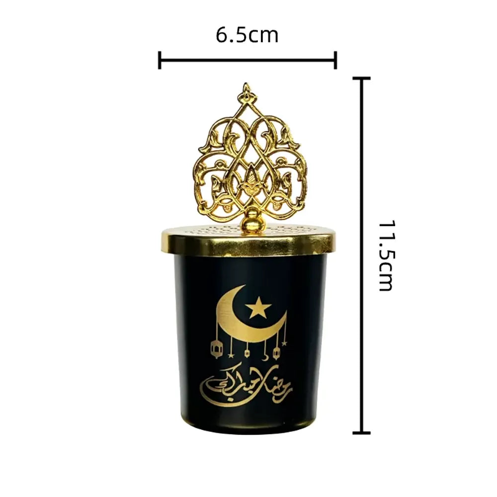 Ramadan Karim Scented Candle - Black