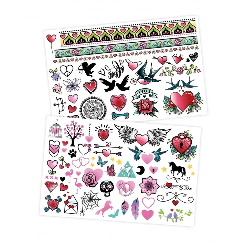 Buki 75 Tatuajes Temporales Coloreados – 8A+