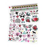 Buki 75 Tatuajes Temporales Coloreados – 8A+
