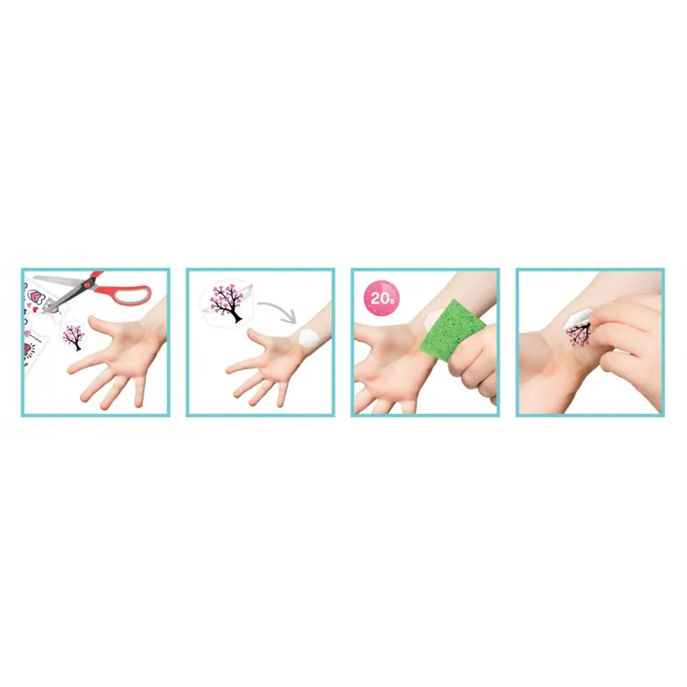 Buki 75 Tatuajes Temporales Coloreados – 8A+