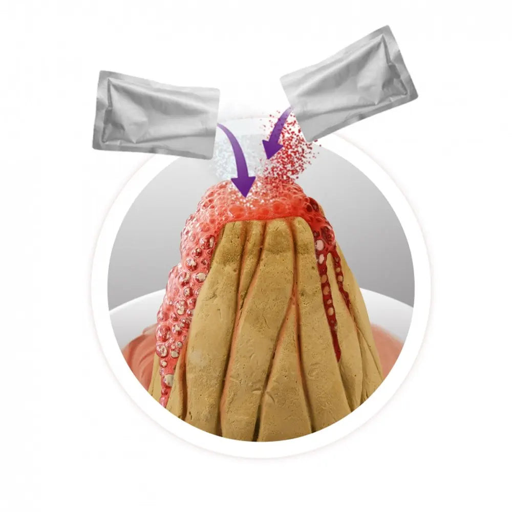 بوكي بركان صغير تجربة ثوران وحفر - +8 سنوات