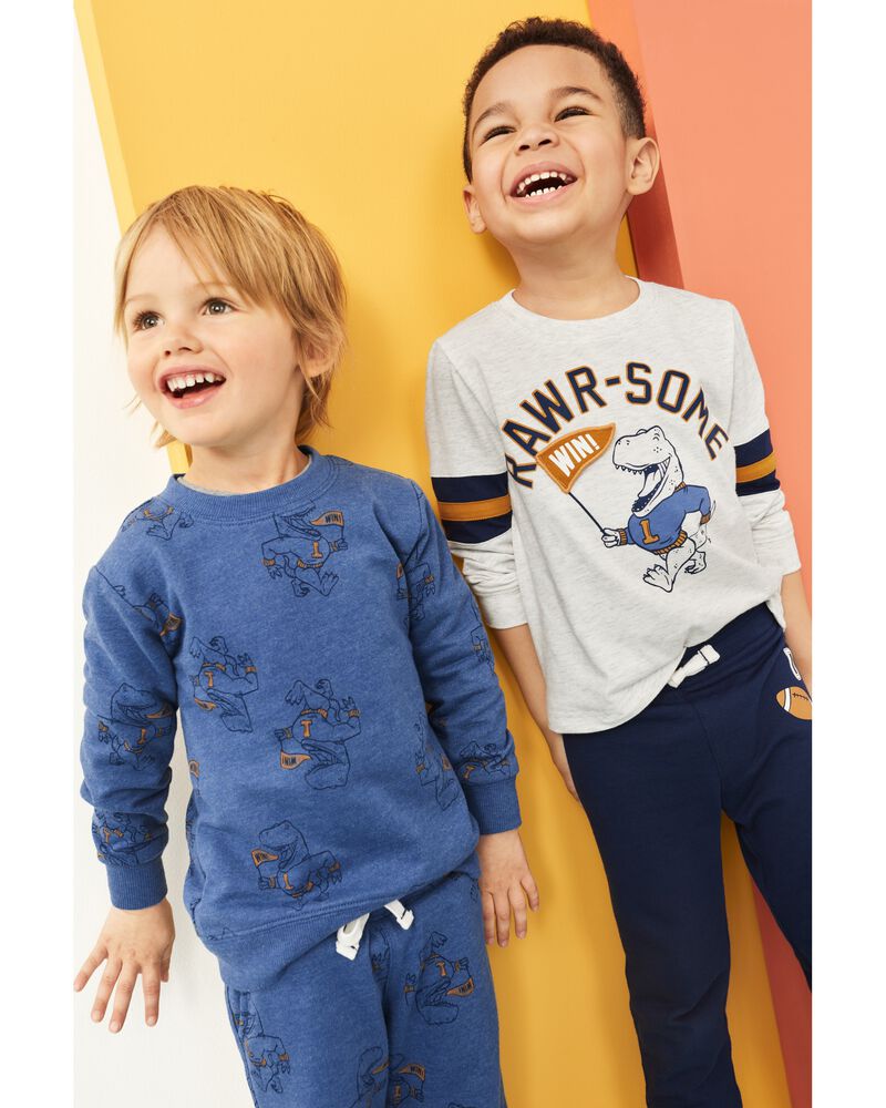 T-Shirt Dinosaure Rawr-Some Carter's - Gris