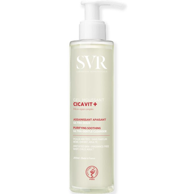 Svr Cicavit+ Gel Espumoso Higienizante Calmante Ultra Suave 200ml