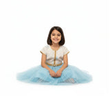 Caftan Robe pour Fille - Blue Bud