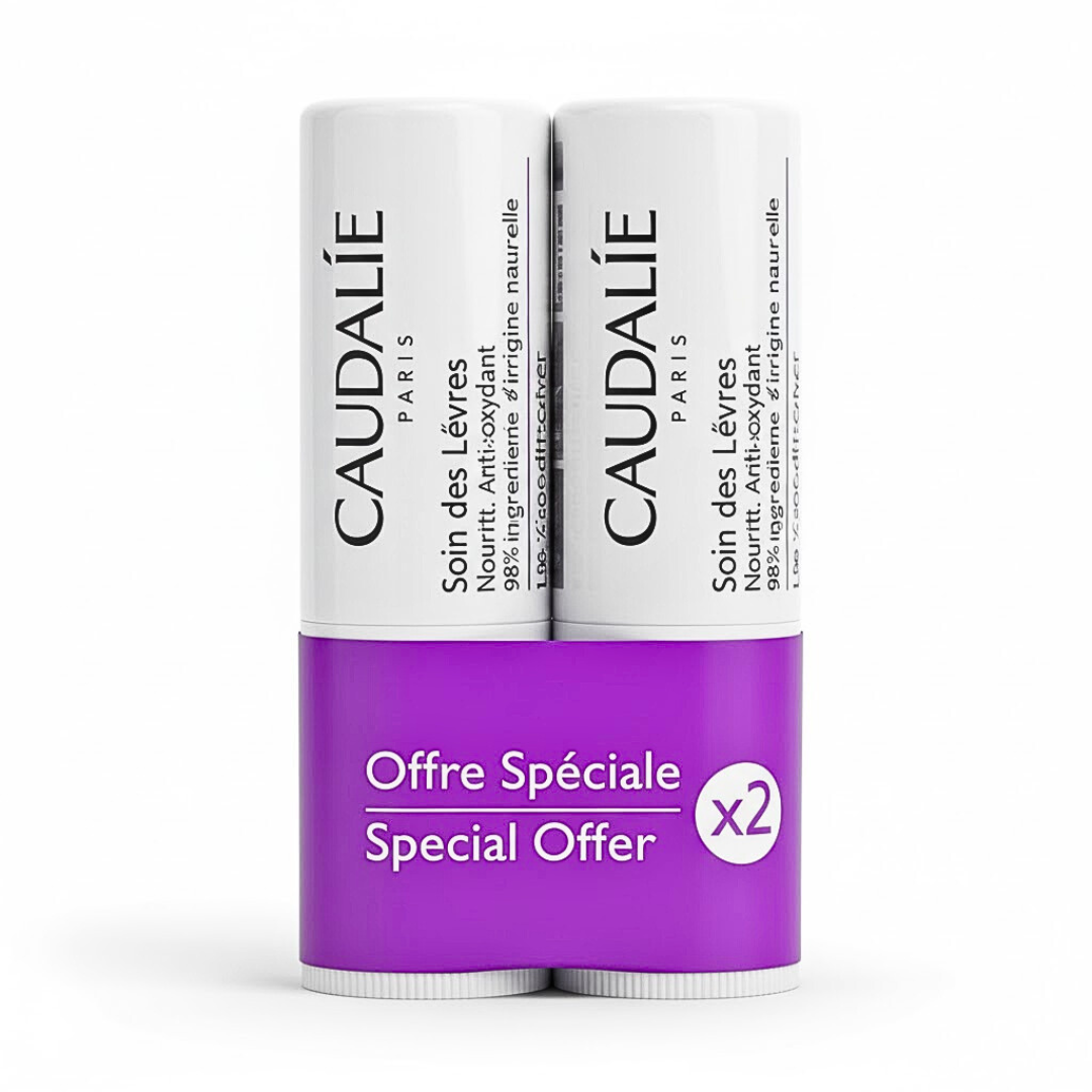 Caudalie Duo Stick Lèvres – Lot 2 x 4,5g