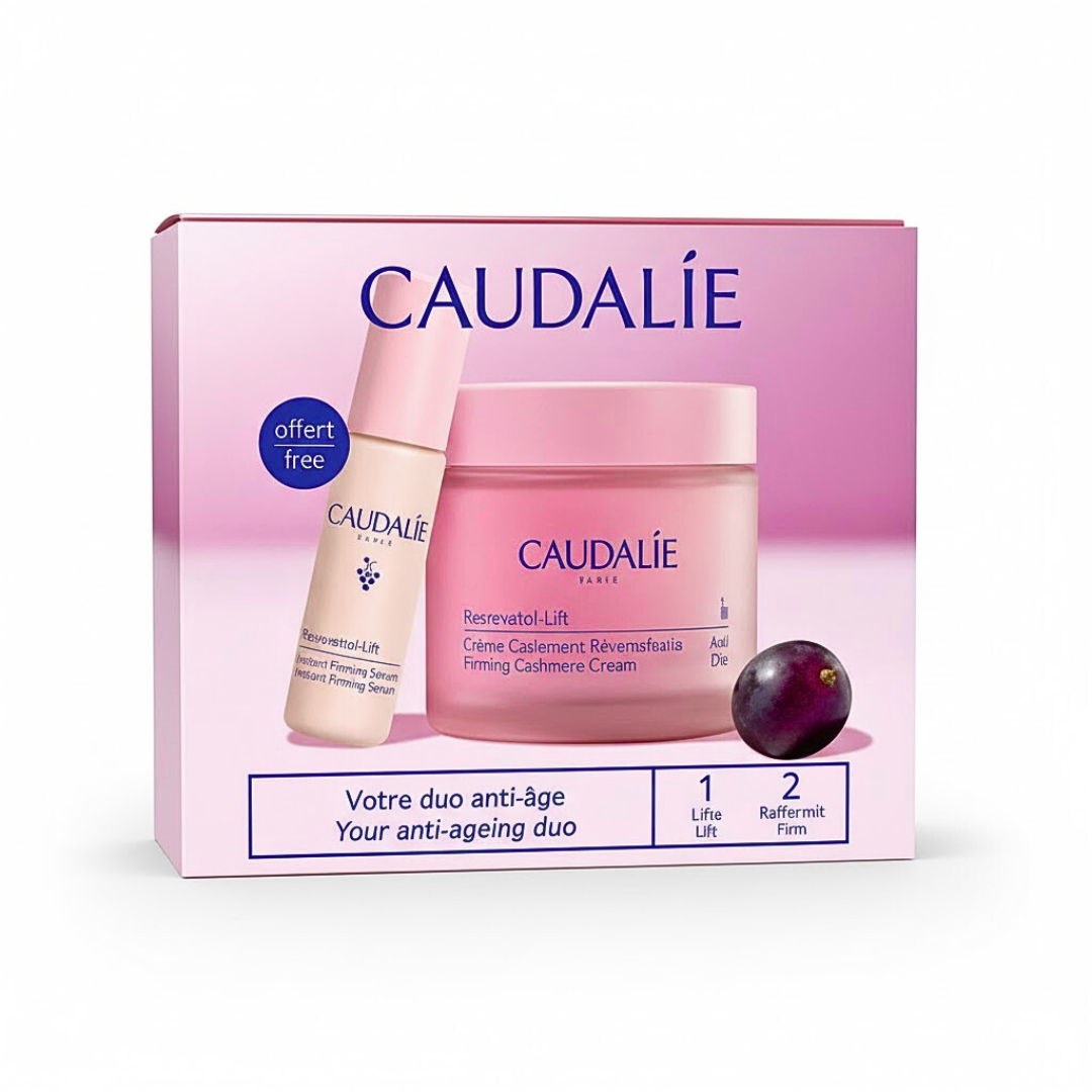 Caudalie Resveratrol-Lift – Cashmere Cream 50 ml + Firming Lifting Serum Set