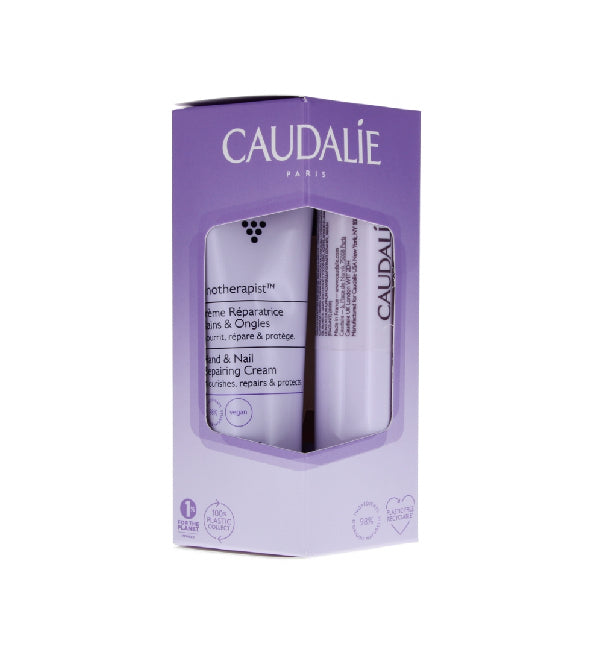 Caudalie Vinotherapy Duo Crema para manos y uñas y cuidado de labios"