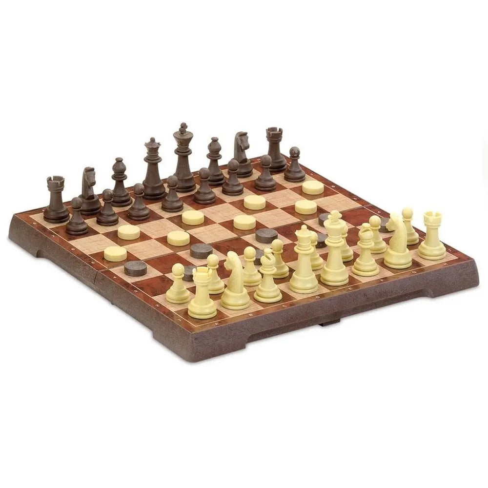 Cayro Travel Checkers and Chess Set - 7Y+