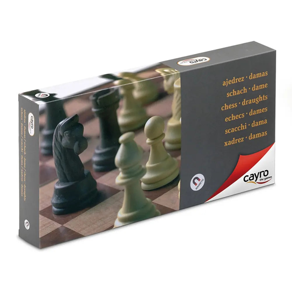 Cayro Travel Checkers and Chess Set - 7Y+