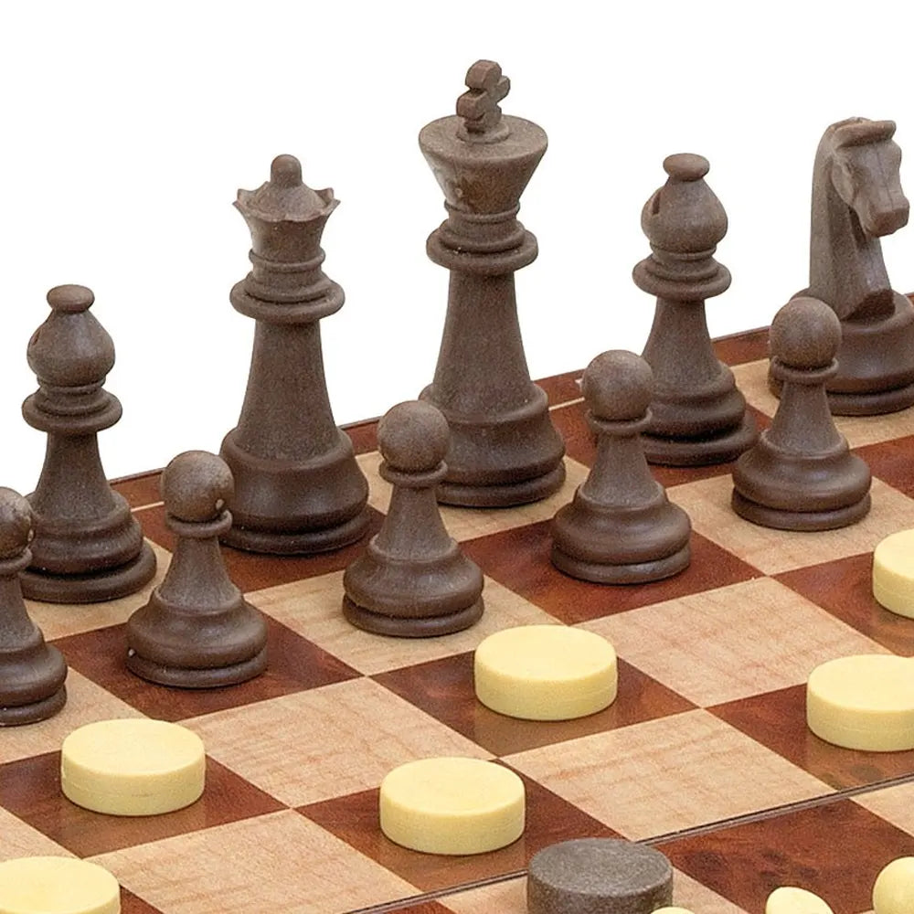 Cayro Travel Checkers and Chess Set - 7 years+