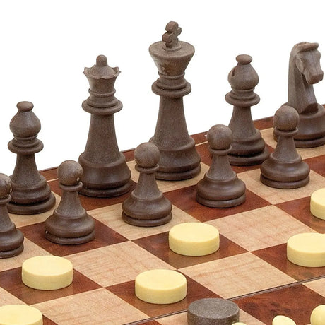 Cayro Travel Checkers and Chess Set - 7 years+
