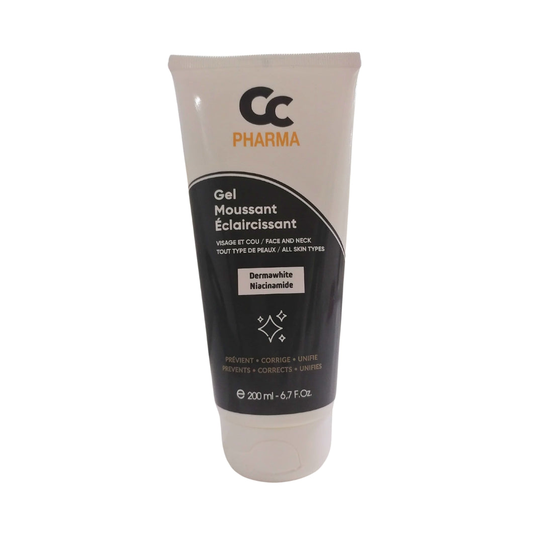 CC Pharma Gel Moussant Éclaircissant 200 ml – flacon
