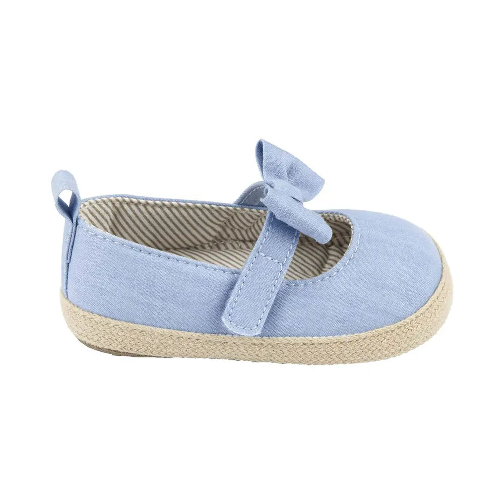 Chaussures Mary Jane en Chambray Carter's Baby - Bleu