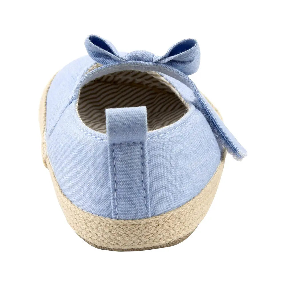 Chaussures Mary Jane en Chambray Carter's Baby - Bleu