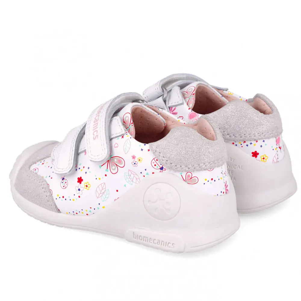 Biomecanics Ergonomic Baby Shoes – Floral White