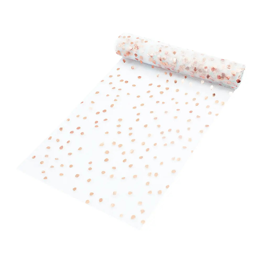 Glitter Table Runner 30 x 300 cm - Rose Gold