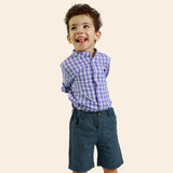 Chemise Moon à Carreaux pour Garçon – Violet
