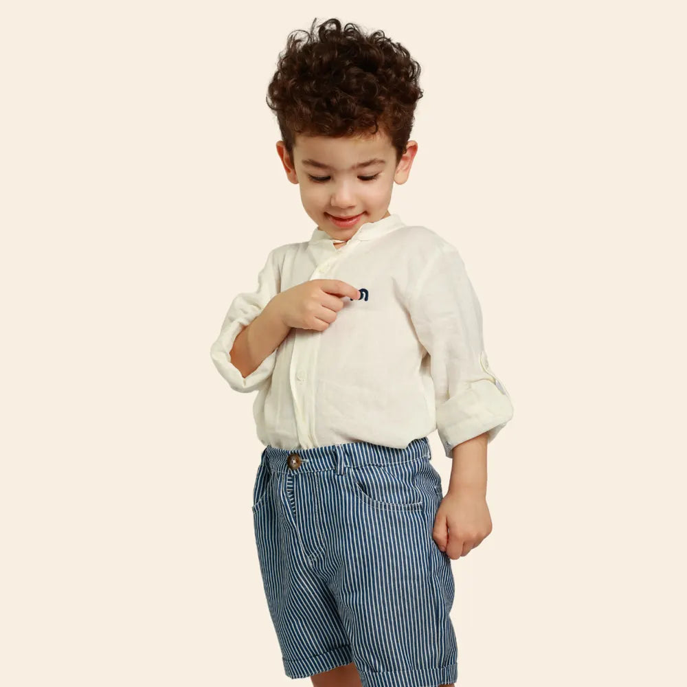 Camisa para Niño Moon – Blanca