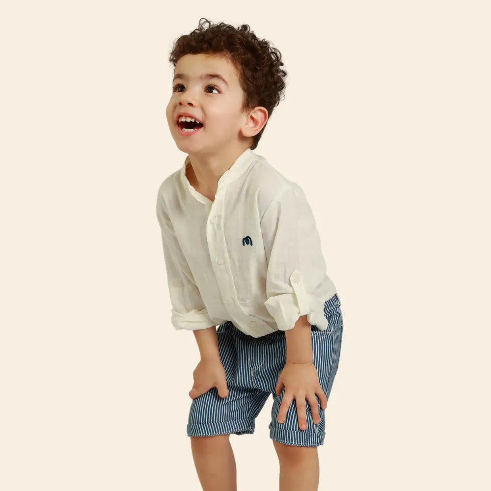 Camisa para Niño Moon – Blanca