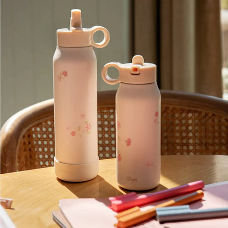 Insulated Bottle 350ml Lemon - Flowers