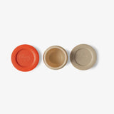 Citron Lot de 2 Mini Boîtes à Sauce 16 ml - Beige et Brick