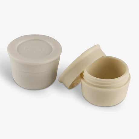 Citron Lot de 2 Mini Boîtes à Sauce 16 ml – Light Grey et Cream