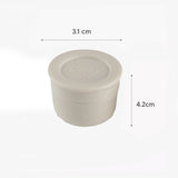 Citron Lot de 2 Mini Boîtes à Sauce 16 ml – Light Grey et Cream