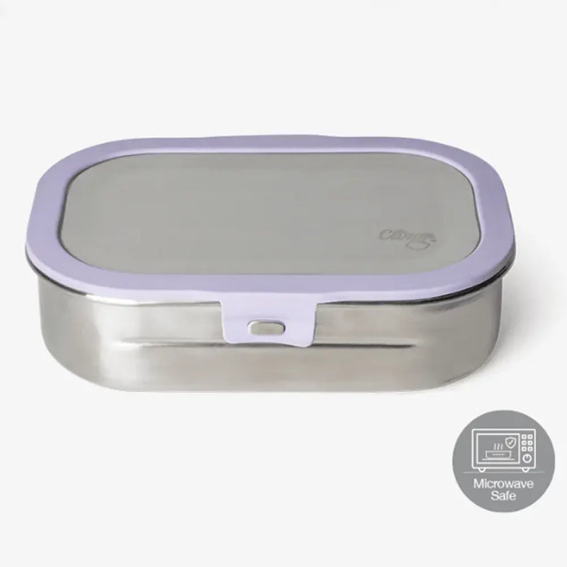 Citron Stainless Steel Lunch Box with 2 Compartments – Purple