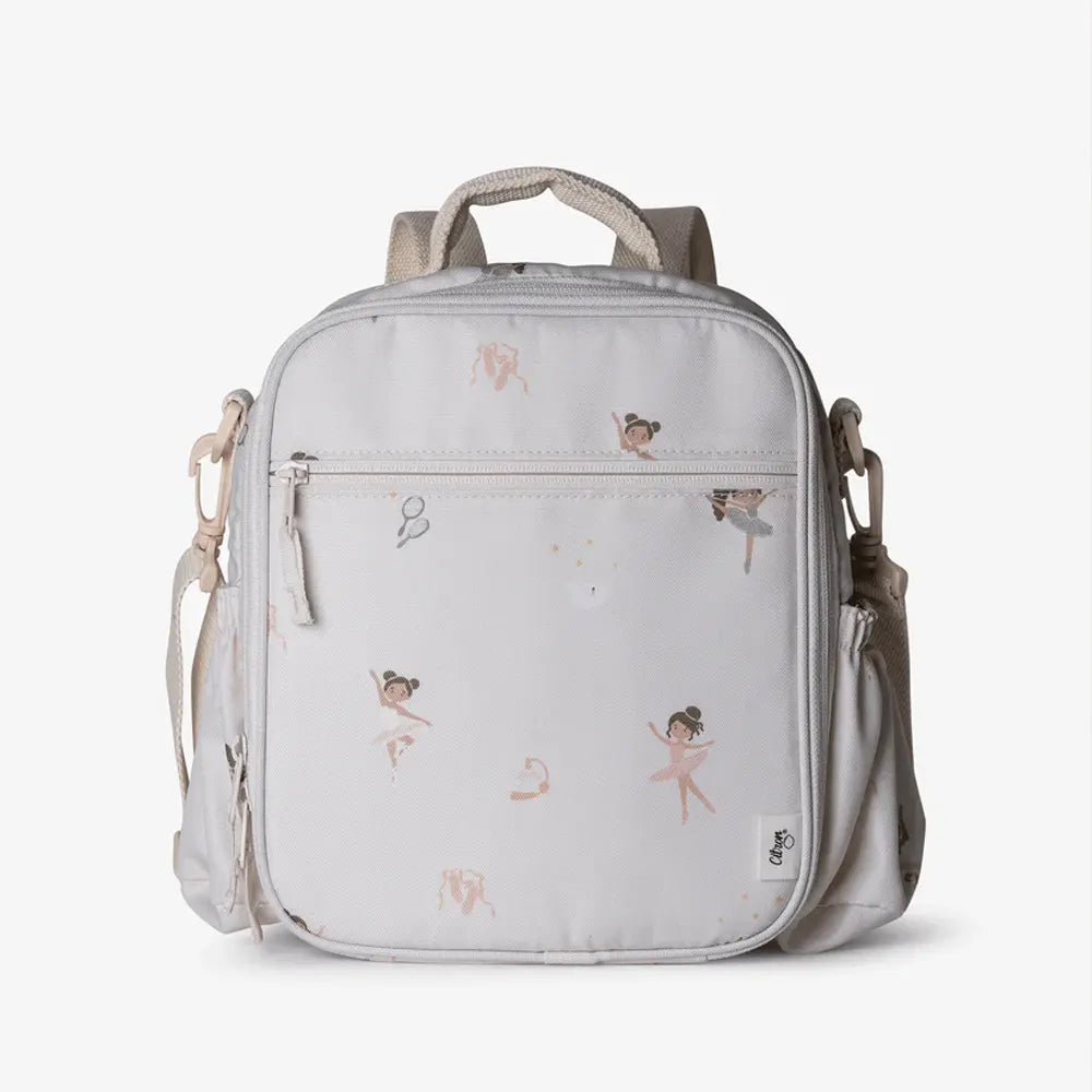 Citron Insulated Lunch Bag with 2 Bottle Holders - Ballerina
