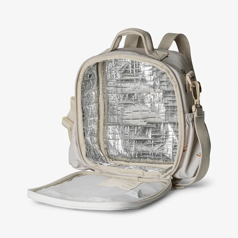 Citron Insulated Lunch Bag with 2 Bottle Holders - Vehicles