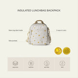 Citron Insulated Lunch Bag with 2 Bottle Holders - Vehicles