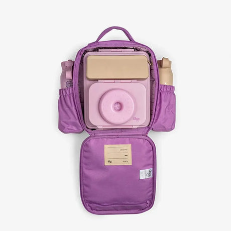 Citron Insulated Lunch Bag with 2 Bottle Holders - Pink Unicorn