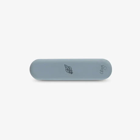 Citron Set de Couverts avec Étui en Silicone – Bleu